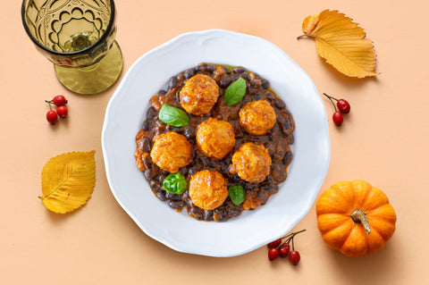 Polpette e fagioli messicani