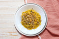 capelli d'angelo al ragù di coniglio