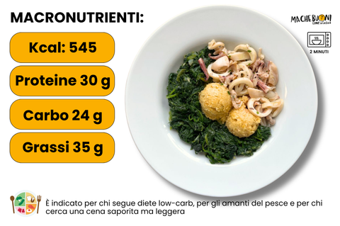 MACRONUTRIENTI HUMMUS ERBE CALAMARI