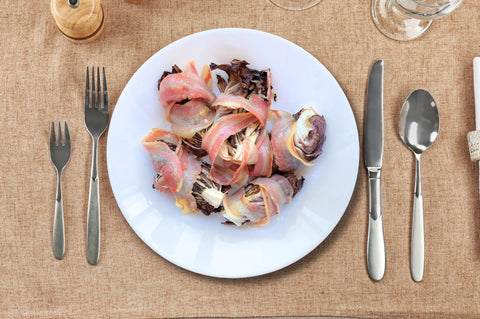 radicchio alla griglia con pancetta