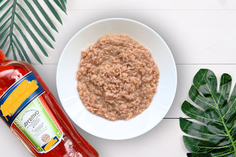 risotto con aperol