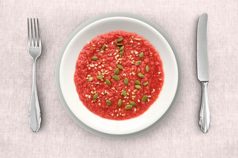 risotto alla barbabietola