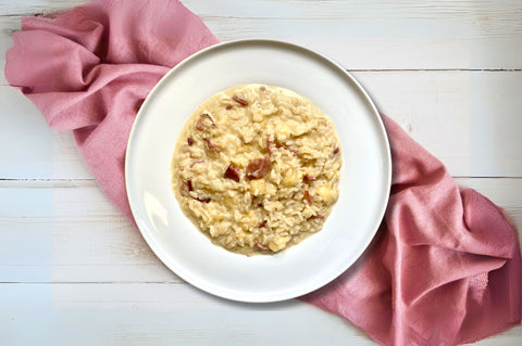 risotto mele e speck