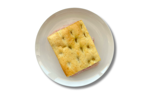 focaccia portofino al cotto e formaggio