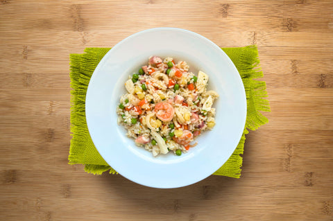 insalata di riso con pesce
