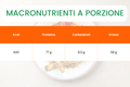 macronutrienti a porzione merluzzo alle nocciole e verdure ma che buoni