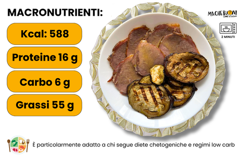 macronutrienti arrostino con melanzane, limone e zenzero