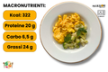 macronutrienti frittata e broccoletti