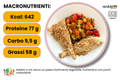 macronutrienti merluzzo e verdure
