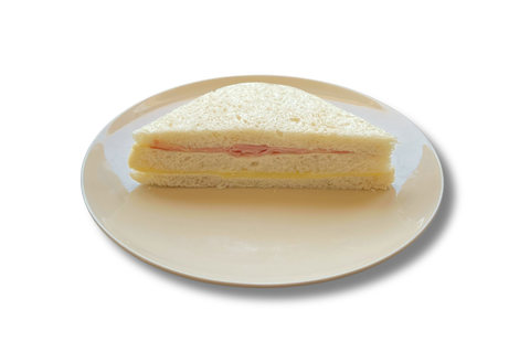 tramezzino cotto e formaggio lato