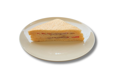 tramezzino pomodoro e tonno lato