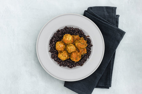 polpette di verdure con riso integrale